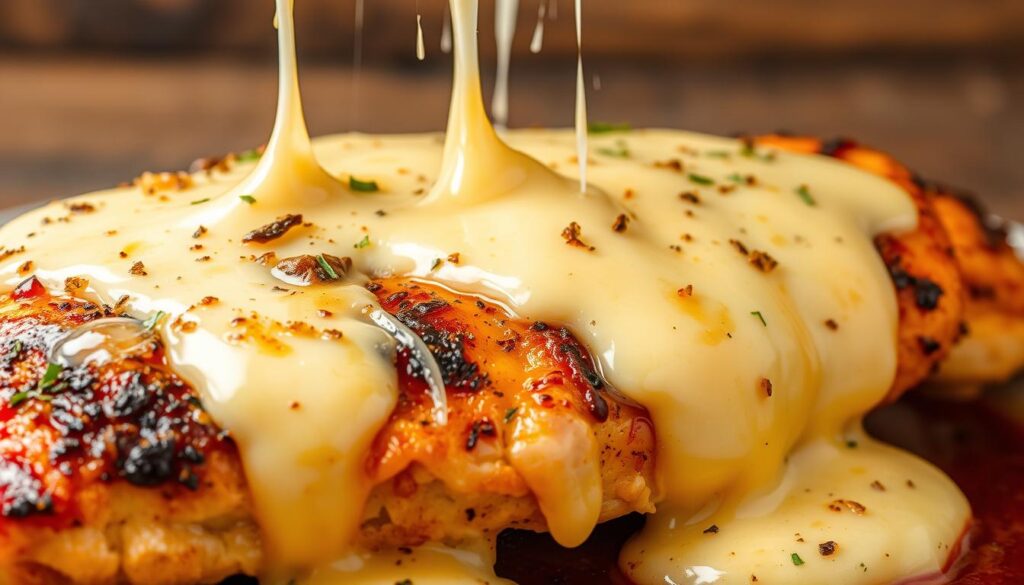 Melted cheese