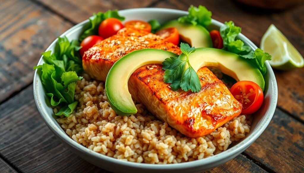 Salmon Avocado Bowl