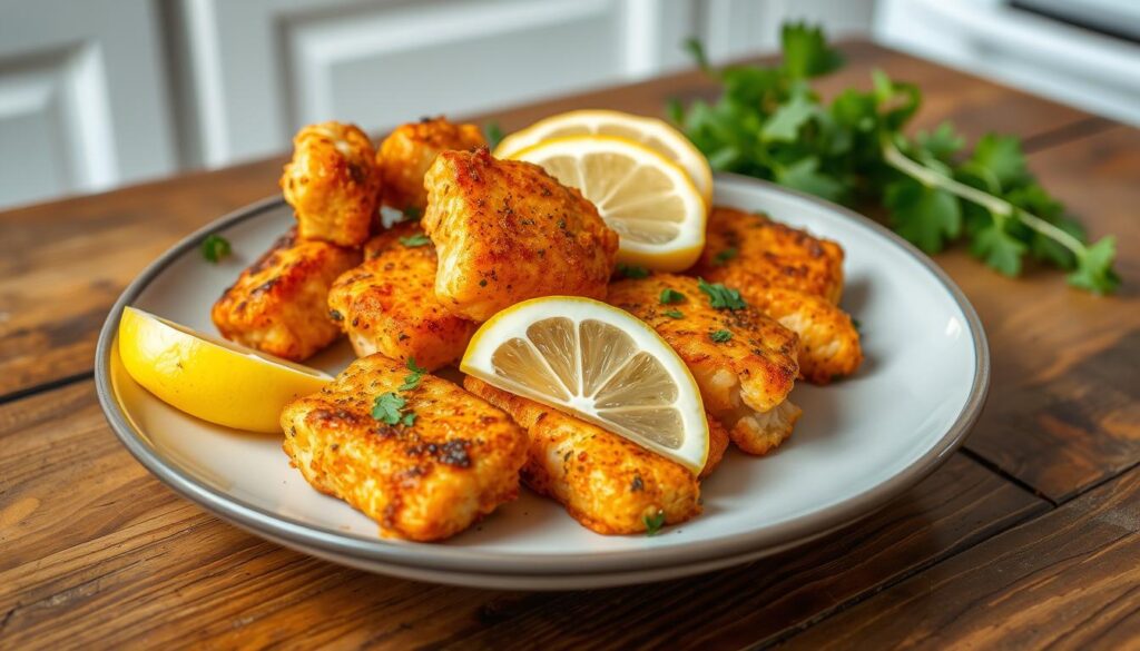 air fryer salmon bites