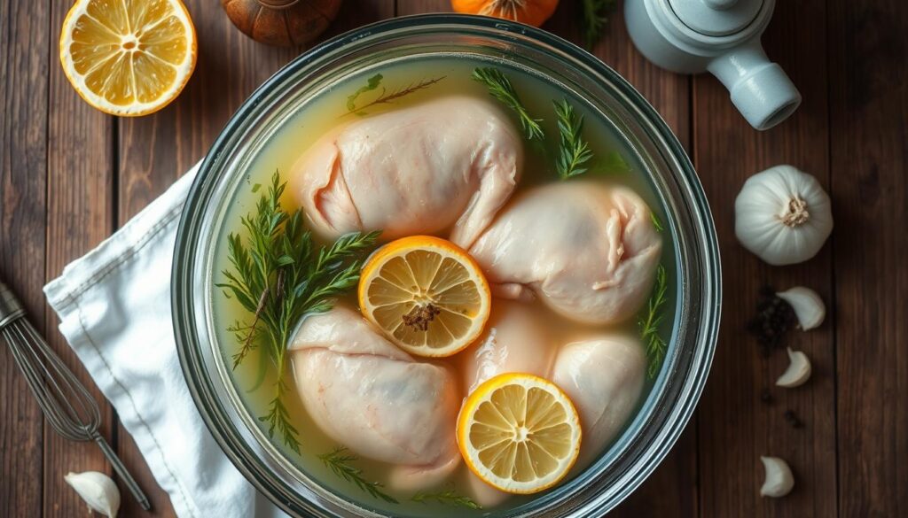 brine chicken