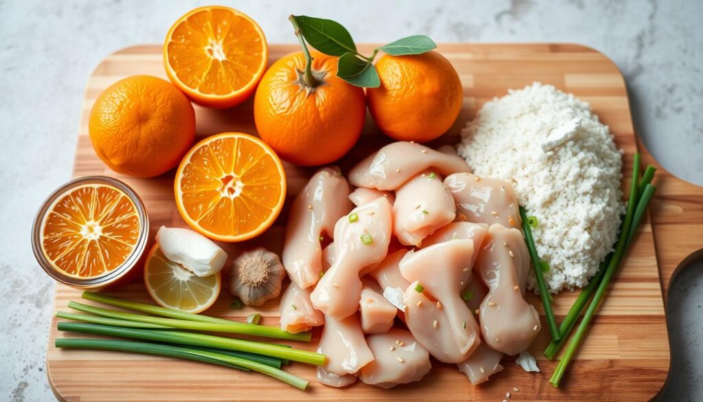 orange chicken ingredients