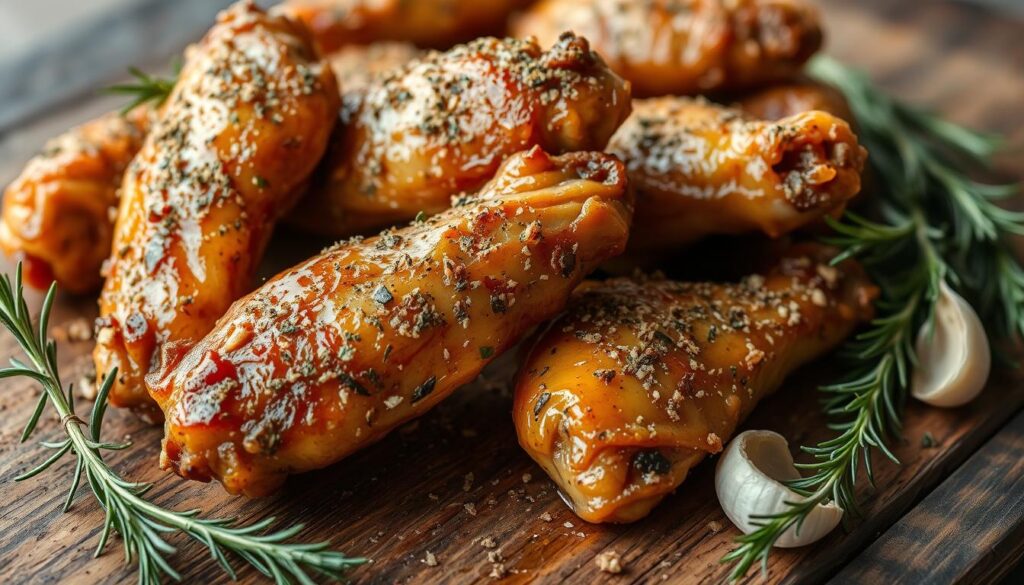 seasoned turkey wings