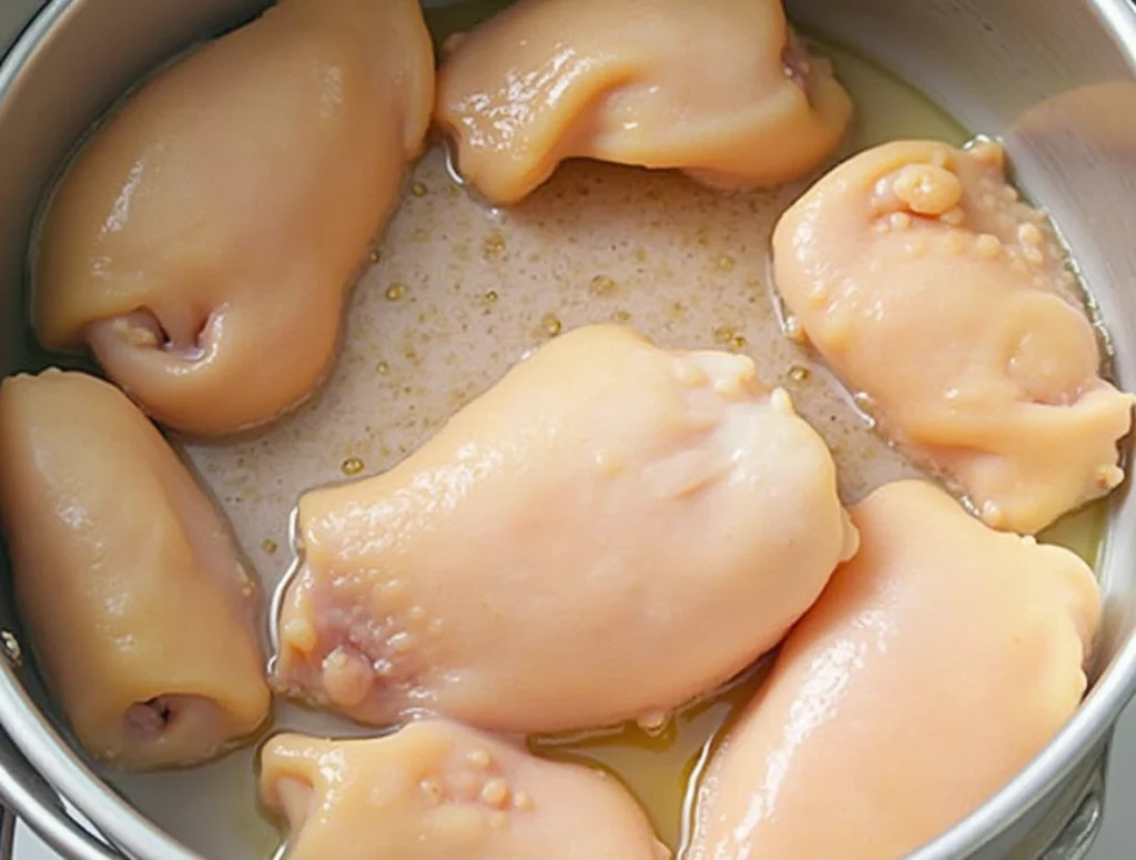 Boil Frozen Chicken