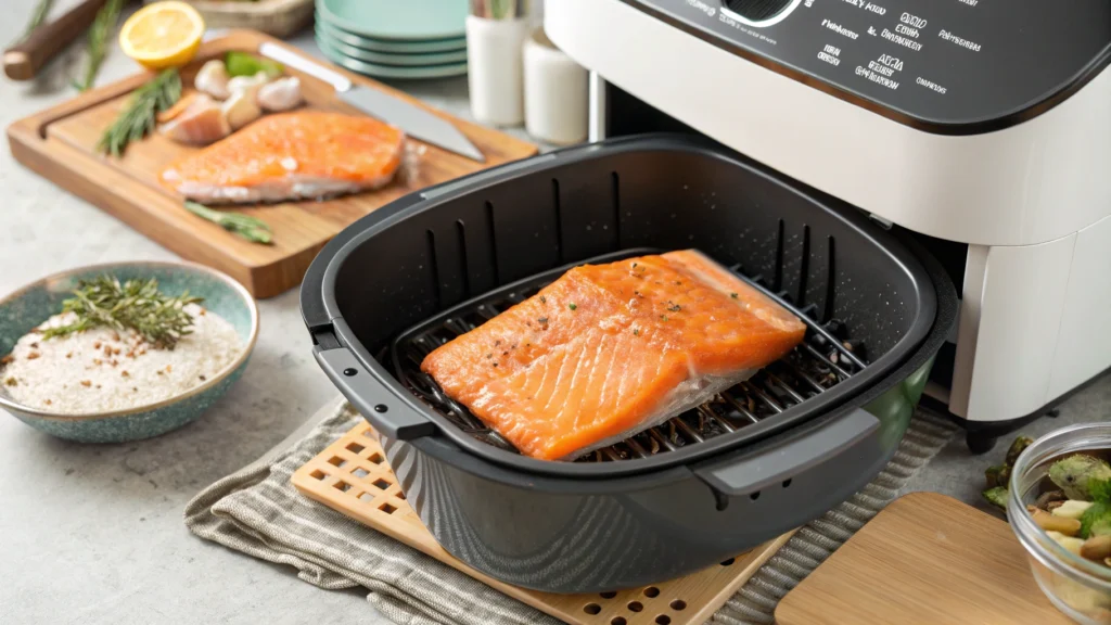 Frozen Salmon in an Air Fryer