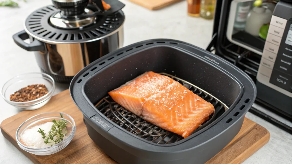 Frozen Salmon in an Air Fryer