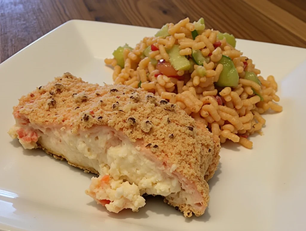 Crab Stuffed Salmon