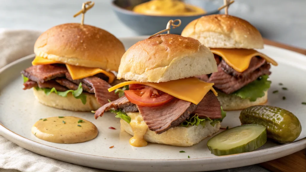 Roast Beef Sliders