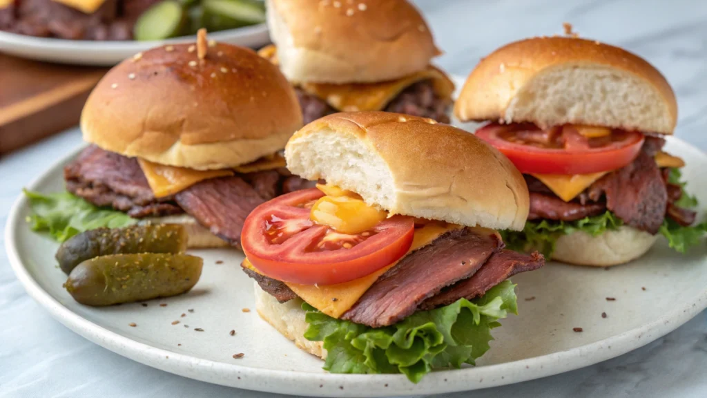 Roast Beef Sliders